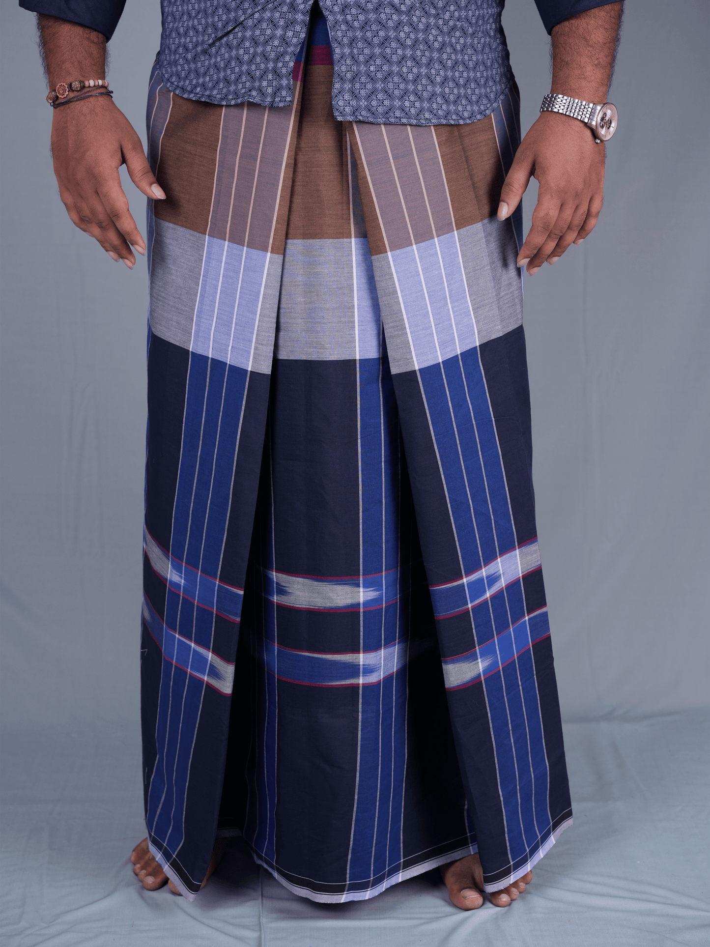 2.20 Mtrs 303 Supreme Fancy Colour Lungie Model 2