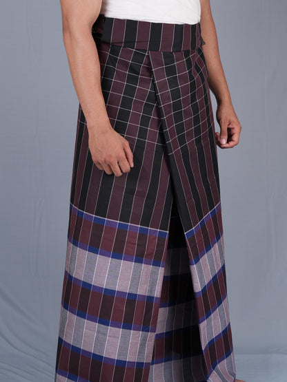 2.20 Mtrs 303 Supreme Fancy Colour Lungie Model 6