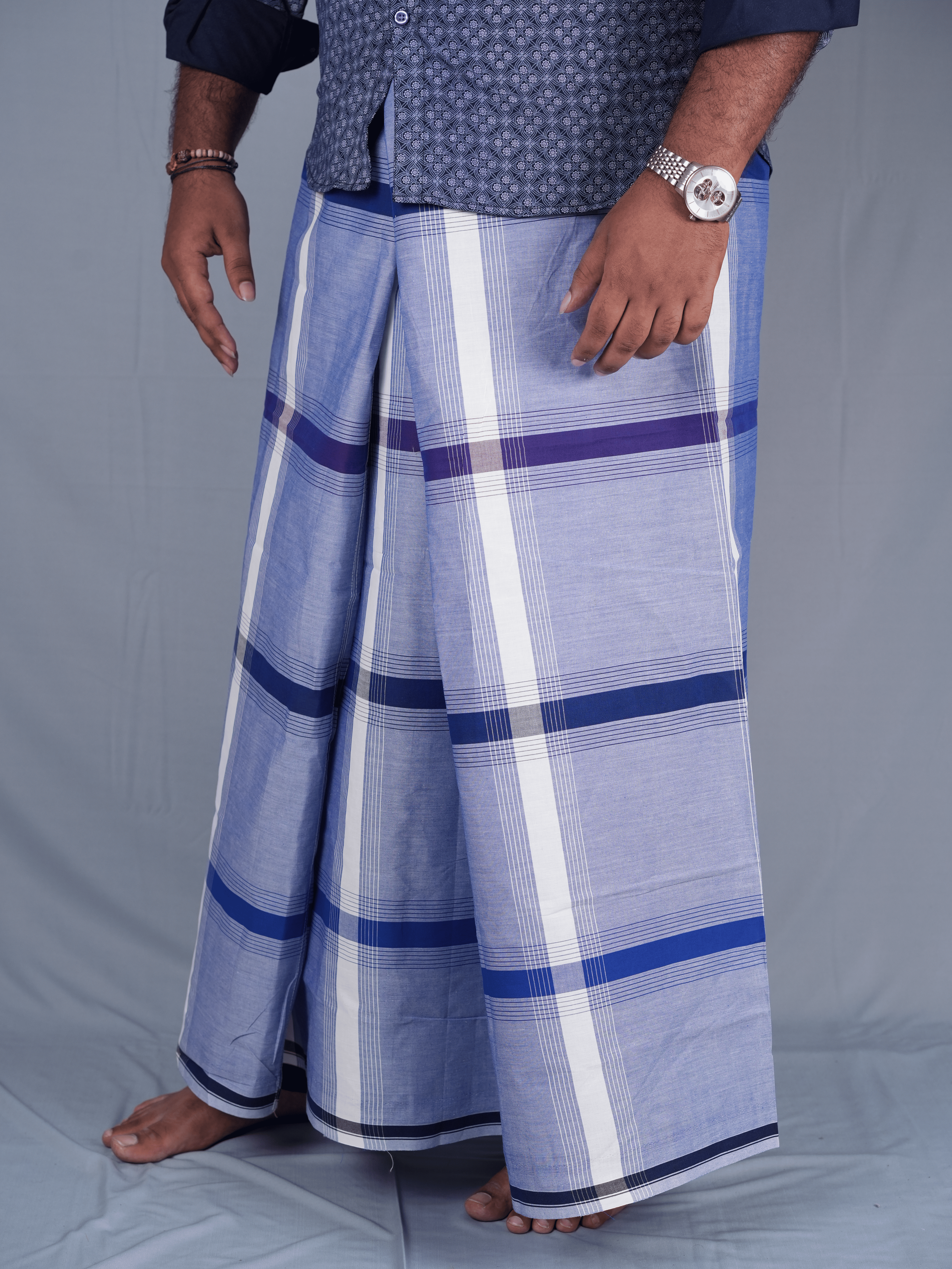 2.20 Mtrs 303 Supreme Fancy Colour Lungie Model 8