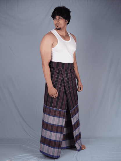 2.20 Mtrs 303 Supreme Fancy Colour Lungie Model 6